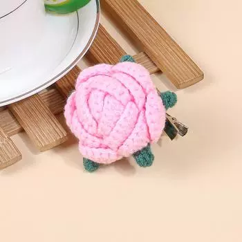 Модная брошь-зажим в виде цветка ручной работы, заколки для волос в виде цветка розы, булавка на лацкан, значок, броши для женщин, аксессуары для волос