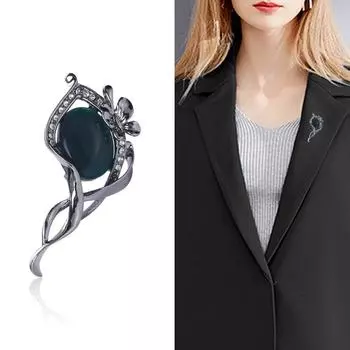 Модная брошь женский кардиган пальто корсаж шаль булавка атмосферный корейский темперамент одежда пальто аксессуары