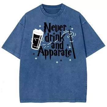 Модная цветная состаренная выстиранная мужская и женская повседневная летняя модная футболка с коротким рукавом S