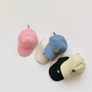 Модная детская бейсболка с вышивкой в виде буквы А, регулируемая детская кепка для мальчиков и девочек в стиле хип-хоп, шляпа от солнца розовый