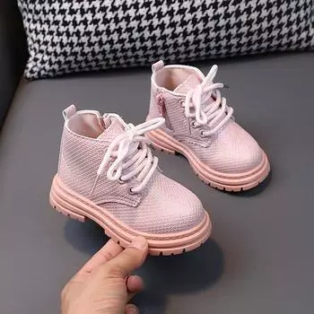 Модная детская обувь, сапоги для девочек, иностранные пинетки для малышей, обувь принцессы для маленьких девочек 21 белый