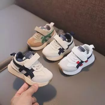 Модная детская спортивная и повседневная обувь на весну и осень — кроссовки для мальчиков и девочек 21-25 size, pack of 5 pairs белый