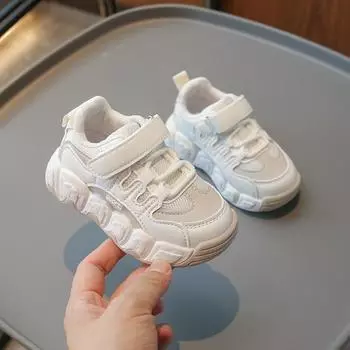 Модная детская спортивная обувь Детские кроссовки для малышей Повседневная обувь для мальчиков и девочек Сетчатые дышащие Модные школьные кроссовки Новые мягкие 21 хаки