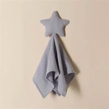 Модная детская ткань от отрыжки, устойчивая к усадке, хорошее водопоглощение, однотонная, муслиновая ткань для новорожденных, слюни, реквизит для фотографий B серый