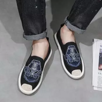 Модная дизайнерская обувь для мужчин Эспадрильи Zapatos De Hombre Новые парусиновые туфли для рыбалки Мужские повседневные кроссовки Мягкие мокасины для вождения 39 белый