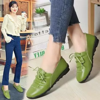 Модная дизайнерская обувь Женские мокасины Fold Lazy Shoes Женские туфли без застежек на плоской подошве из натуральной кожи Женские туфли на плоской подошве Мода 2024 zapatos mujer 37 бежевый