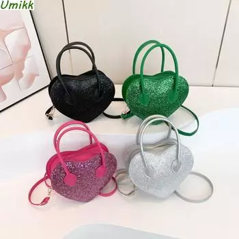 Модная дизайнерская сумка в форме сердца в форме сердца, сумка через плечо из искусственной кожи, кошелек-клатч, однотонная сумка с верхней ручкой, вечерняя сумка