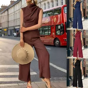 Модная европейская и американская женская футболка без рукавов в полоску. S кофейный