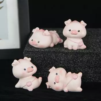 Модная фигурка свиньи, добавляющая жизненной силы розового цвета, недеформируемая 1