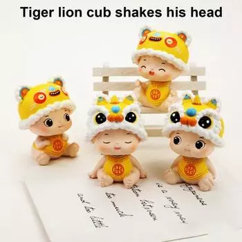 Модная фигурка в виде головы рока, микро-ландшафтная смола, экологически чистая 7