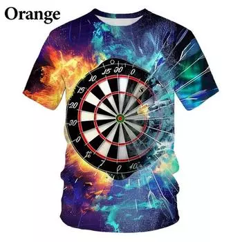 Модная футболка с 3D-принтом, уличные повседневные и веселые, крутые спортивные футболки с короткими рукавами для мужчин и женщин S синий