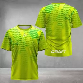 Модная футболка с круглым вырезом и принтом тай-дай для мужчин, летняя мужская одежда 2025 года, новый теннисный топ с коротким рукавом S