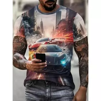 Модная футболка с принтом для мужчин и женщин, дартс, 3D-принт, свободная, с короткими рукавами, спортивная рубашка для пары, размер 6XL S