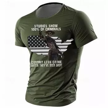 Модная футболка с принтом в виде ковбоя и черепа, модная мужская рубашка с круглым вырезом и коротким рукавом, свободные дышащие спортивные футболки S