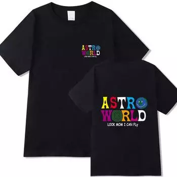 Модная футболка унисекс кактус Джек хип-хоп футболка унисекс женская ASTROWORLD Mom Look I Can Fly забавные футболки с буквенным принтом хлопковая футболка 2XL