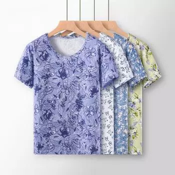 Модная футболка женская летняя с круглым вырезом повседневная Примечание 3D принт забавные футболки уличная элегантная женская одежда S