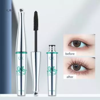 Модная гладкая поверхность, жидкая удлиняющая тушь для ресниц, длинная тушь для завивки ресниц для свадьбы чёрный