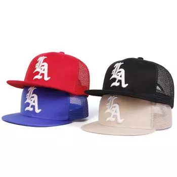 Модная готическая вышитая мужская шляпа с надписью, летняя дышащая сетчатая хип-хоп-кепка, женская походная шляпа, кепка Snapback, панк-шляпа чёрный