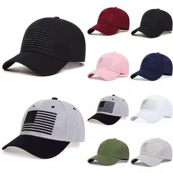 Модная хлопковая бейсболка для мужчин, кепка для папы, вышитый американский флаг, хип-хоп-шляпы, спортивные кепки для дальнобойщиков, Gorras розовый