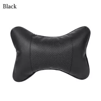 Модная хлопковая подушка безопасности с костями, подушка для автокресла, подголовник для головы, подушка для отдыха на шее коричневый