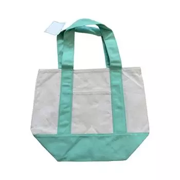 Модная холщовая сумка для покупок, дамская сумочка, сумка через плечо, экологичная сумка, сумка для ланча One Size зелёный