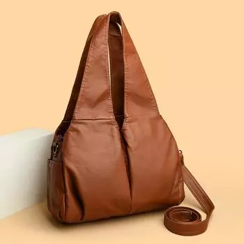 Модная и элегантная темпераментная сумка через плечо, трендовая большая вместительная сумка-тоут, простая сумка в иностранном стиле жёлтый