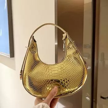 Модная и минималистичная маленькая сумка для женщин, новая весенняя сумка на одно плечо, нишевая дизайнерская повседневная дорожная сумка подмышками