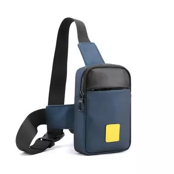 Модная и модная мужская сумка через плечо на одно плечо, повседневная маленькая нагрудная сумка и сумка для мобильного телефона