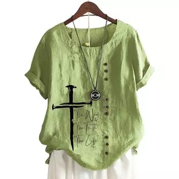 Модная и непринужденная женская футболка с классным графическим принтом S розовый