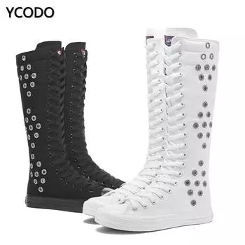 Модная и парусиновая обувь для отдыха для женщин, студенты могут носить Four Seasons 43 белый