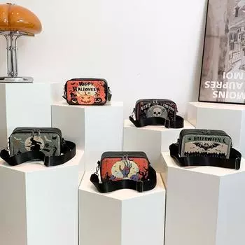 Модная и персонализированная сумка с принтом на плечо, новая летняя модная сумка через плечо с широким ремнем, модная маленькая квадратная сумка