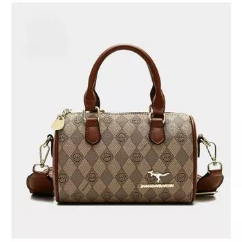 Модная и популярная сумка через плечо из искусственной кожи, универсальная и модная для ношения через плечо на одно плечо.