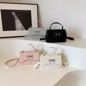 Модная и повседневная ручная кладь небольшого размера, квадратная сумка для лета, новая маленькая сумка через плечо с свежей текстурой, простая сумка на плечо