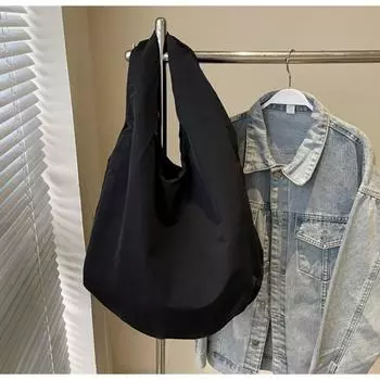 Модная и повседневная сумка-тоут женская новая трендовая и универсальная сумка подмышку большой вместимости сумка на плечо для чёрный