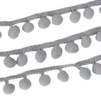 Модная и практичная лента для отделки своими руками, 5 ярдов, помпон, бахрома, лента, легко флуоресцентный розовый