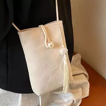 Модная и простая сумка для мобильного телефона, высококачественная универсальная модная сумка через плечо для женщин, женская сумка через плечо Ins Texture