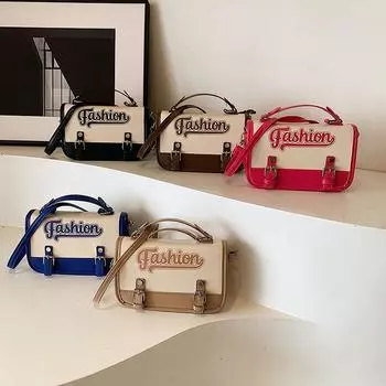 Модная и трендовая сумка через плечо, персонализированная повседневная сумка нового стиля, женская красивая сумка для весны и лета, портативная маленькая квадратная сумка для почтальона