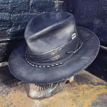 Модная и универсальная шерстяная шляпа-цилиндр из чистого овечьего фетра average size