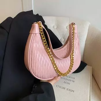 Модная и универсальная сумка-пельмень, новая женская сумка через плечо на одно плечо, сумка-полумесяц, легкая роскошная сумка подмышкой