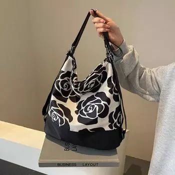 Модная и универсальная сумка-тоут для женщин на лето, новый контрастный цветовой тренд, вместительная сумка для поездок на работу