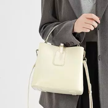 Модная и универсальная сумка-ведро из натуральной коровьей кожи с ощущением роскоши. Вместительная сумка через плечо. Сумка на одно плечо.