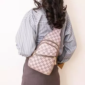 Модная и универсальная женская сумка на грудь 2024 года, новая популярная классическая сумка через плечо, нишевый дизайн, трендовая женская сумка через плечо