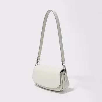 Модная и высококачественная кожаная седельная сумка, новая дорожная сумка на одно плечо под мышками, однотонная, простая кожаная сумка через плечо