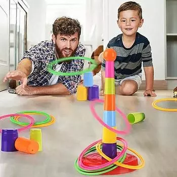 Модная игрушка с наконечником, насыщенная цветом. Игрушки-супы, разделяющие счастье. Улучшение координации рук и глаз. Взаимодействие родителей и детей. Взаимодействие с друзьями. 3 circles