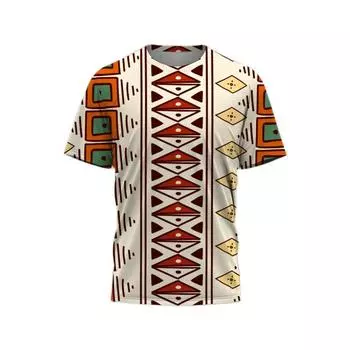 Модная индивидуальная футболка с цветным принтом для мужчин, спортивная, повседневная, свободная, быстросохнущая, с круглым вырезом и коротким рукавом, удобная футболка XS