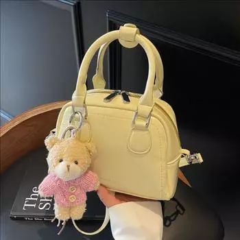 Модная иностранная сумка-мессенджер Boston для поездок на работу, женская универсальная повседневная сумка-мессенджер через плечо no pendant розовый