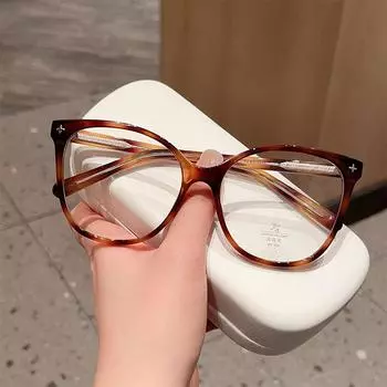 Модная интернет-знаменитость Zaoba без макияжа, большая оправа для очков в черной оправе, может сочетаться с очками для близорукости и рецептурными очками