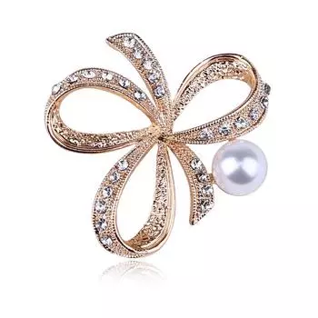 Модная изысканная брошь с жемчугом и стразами, бабочка, эмалированная булавка для женщин, модная элегантная одежда, ювелирные изделия, подарок для друзей
