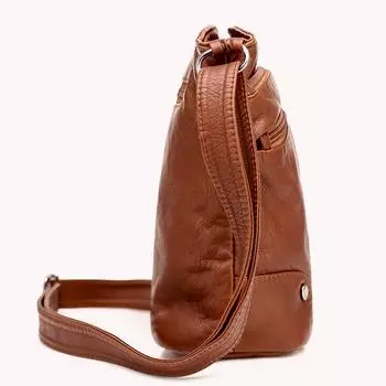 Модная изысканная сумка для покупок, женская сумка через плечо, большая вместительная сумка из мягкой кожи, уличная сумка через плечо с несколькими карманами чёрный