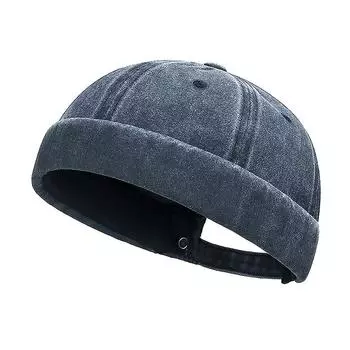 Модная кепка без полей, однотонная тюбетейка, однотонная матросская кепка, шапки-бини для мужчин и женщин, регулируемая кепка для папы